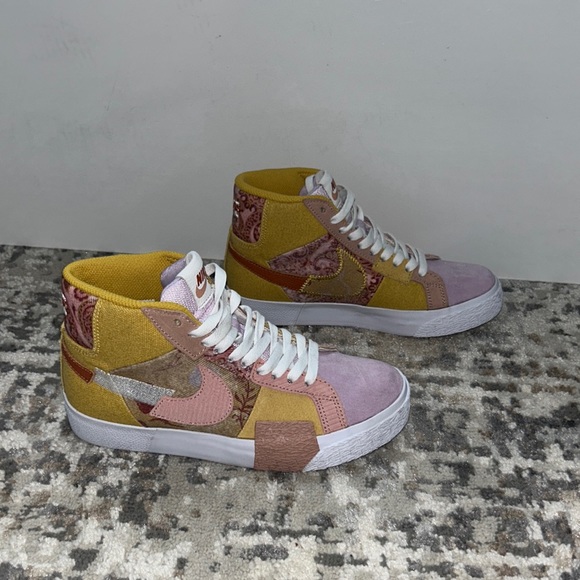Mens Nike Zoom Blazer Mid Premium SB 'Paisley - Picture 4 of 5